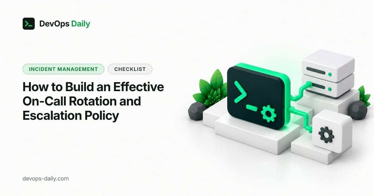 How to Build an Effective On-Call Rotation and Escalation Policy