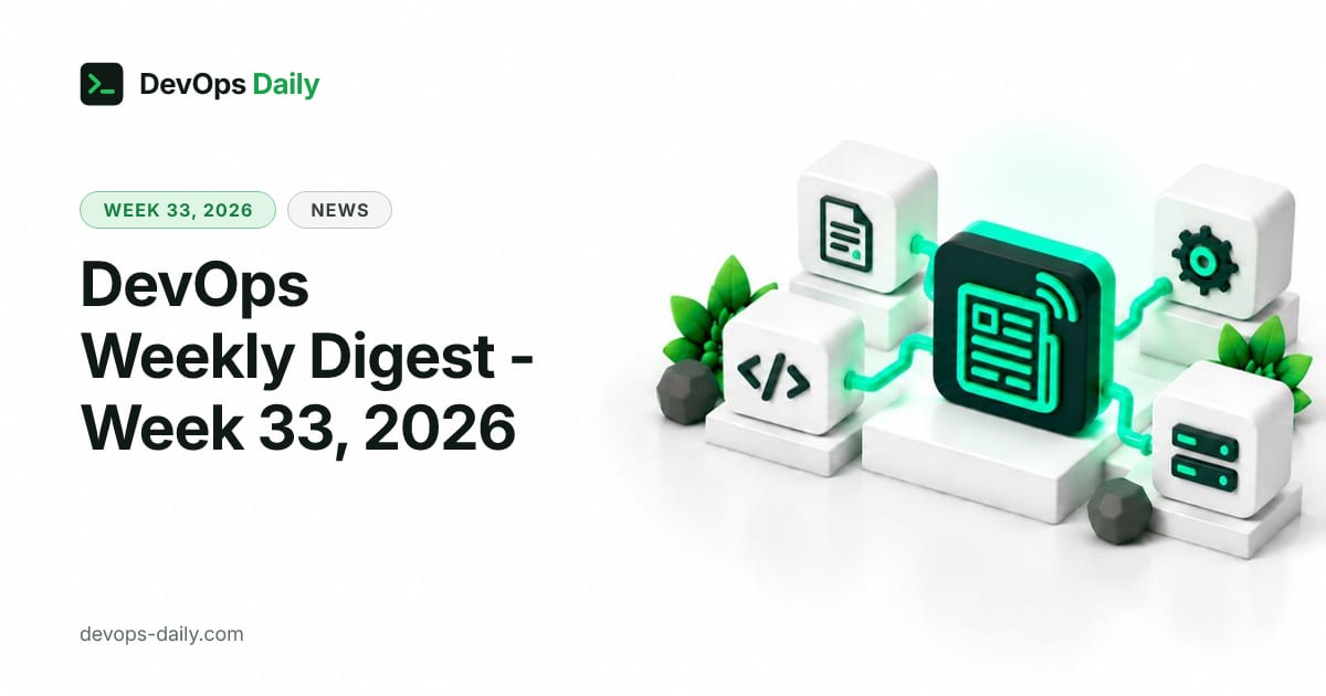 DevOps Weekly Digest - Week 33, 2026