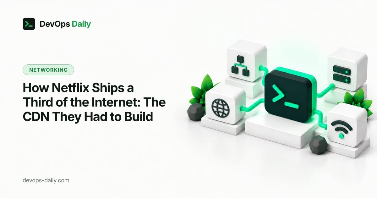 How Netflix Ships a Third of the Internet: The CDN They Had to Build
